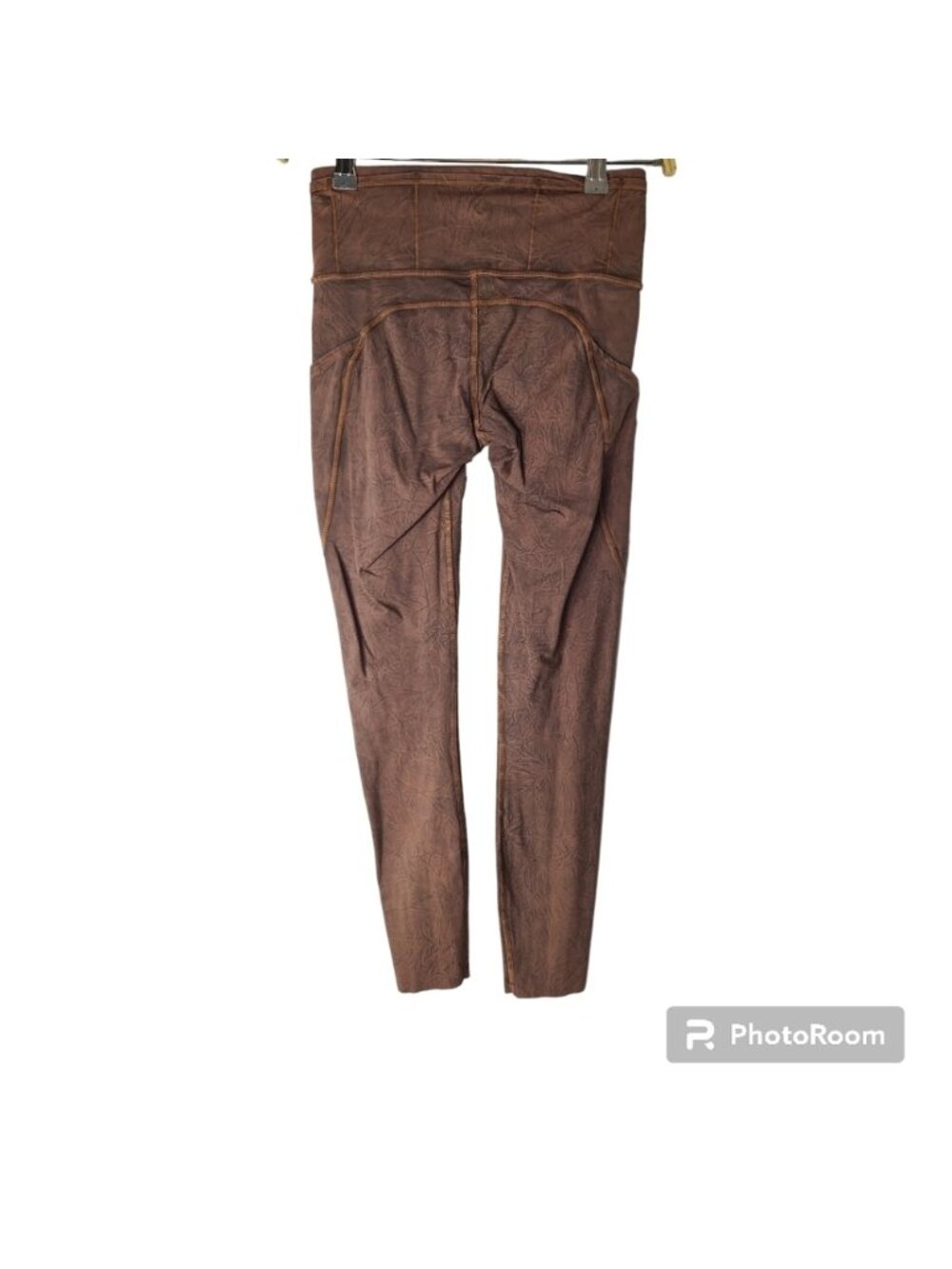 Lululemon Fast Free Tight II 25" Ice Dye *Non-Reflective Ice Wash Brown Earth- 4 - Picture 6 of 10
